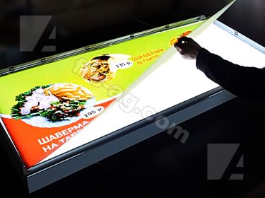шаверма бистро световой короб лайтбокс